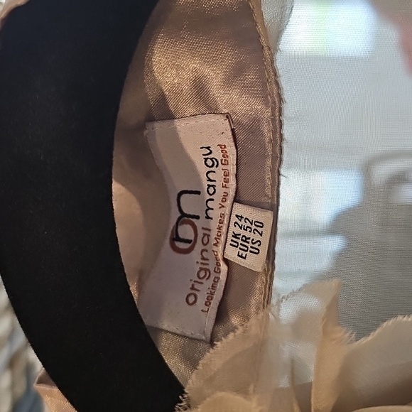 Dream Sheer Ruffle Button Down - Picture 2 of 3